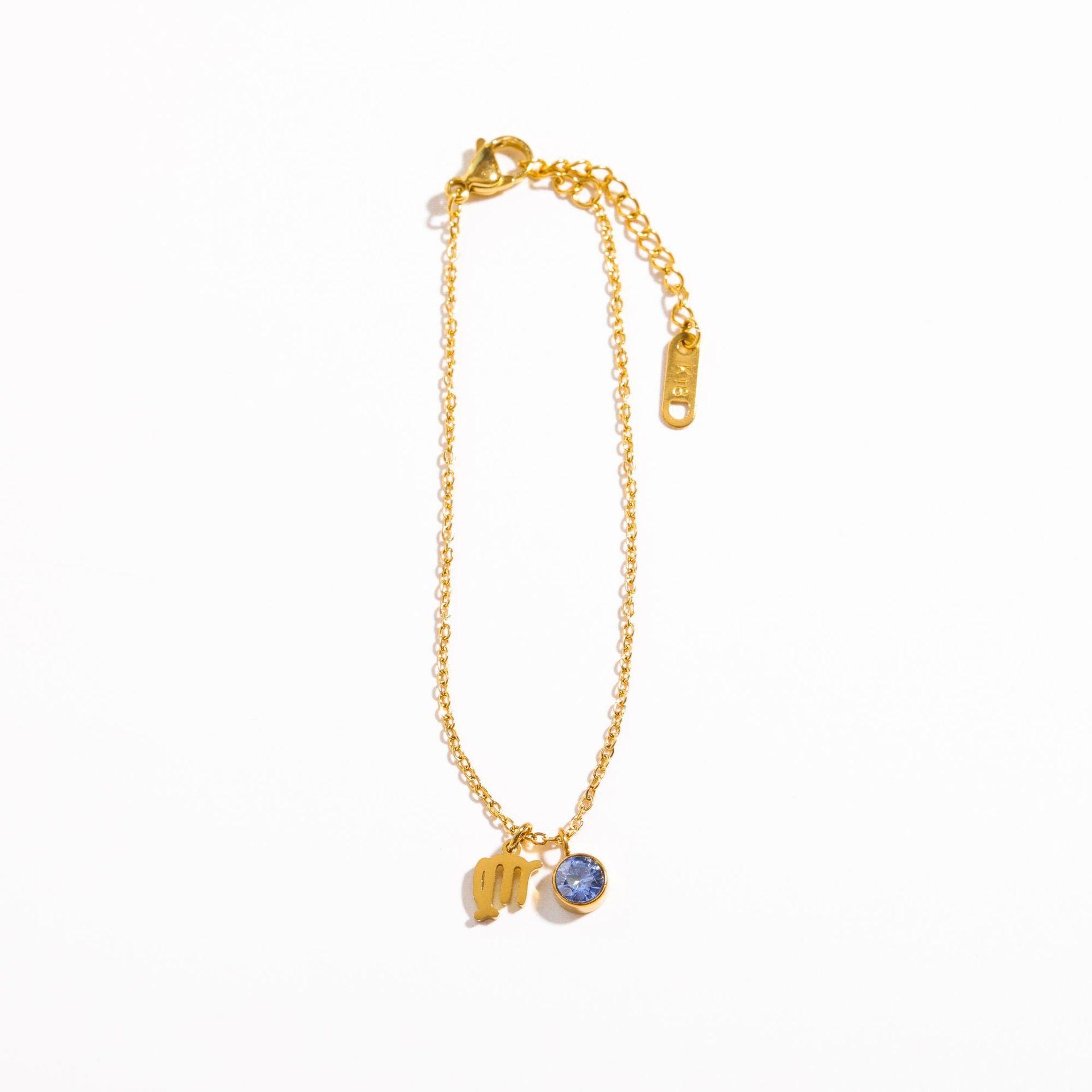 Zodiac Birthstone Bracelet - Eliza Jewellery