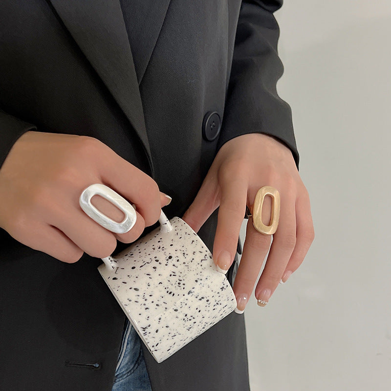 Squoval Ring
