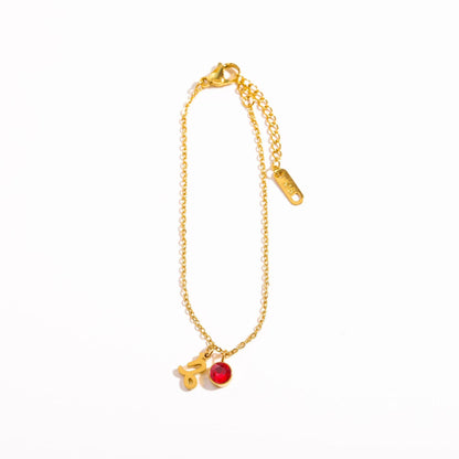 Zodiac Birthstone Bracelet - Eliza Jewellery
