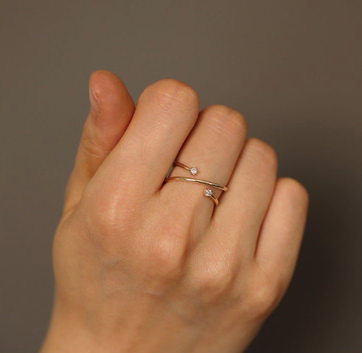 Gold Twist Ring