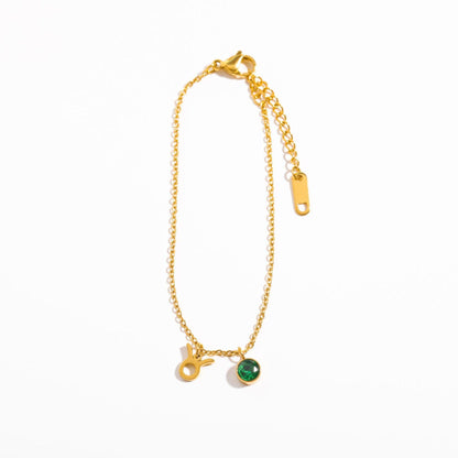 Zodiac Birthstone Bracelet - Eliza Jewellery