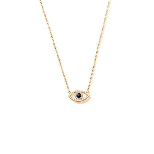 Crystal Eye Necklace - Eliza Jewellery