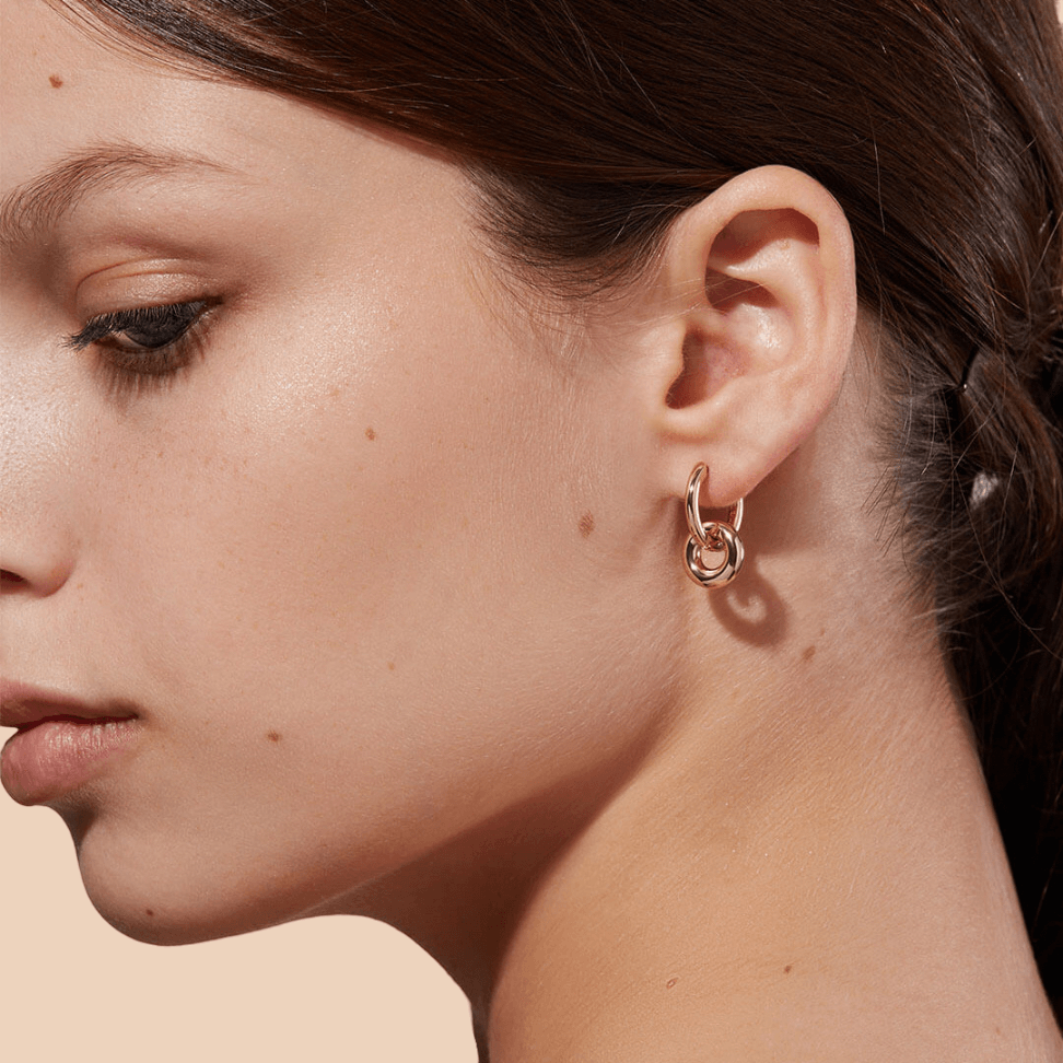 Double Hoop Earrings - Eliza Jewellery
