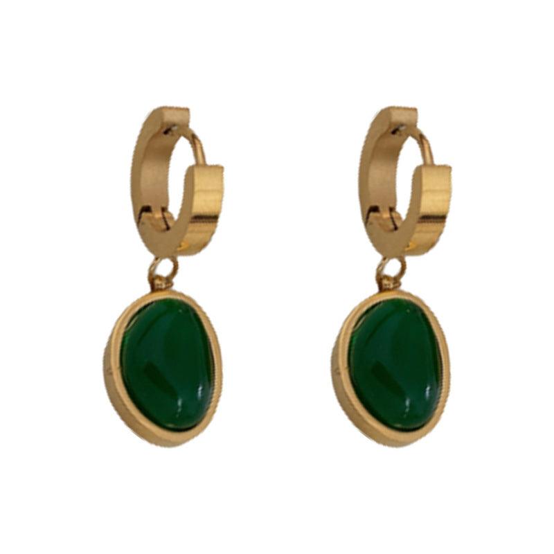 Emerald Earrings - Eliza Jewellery