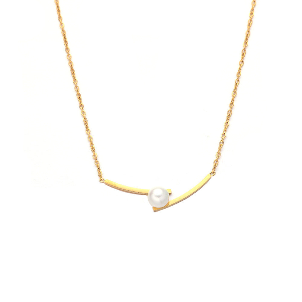 Floating Pearl Pendant - Eliza Jewellery
