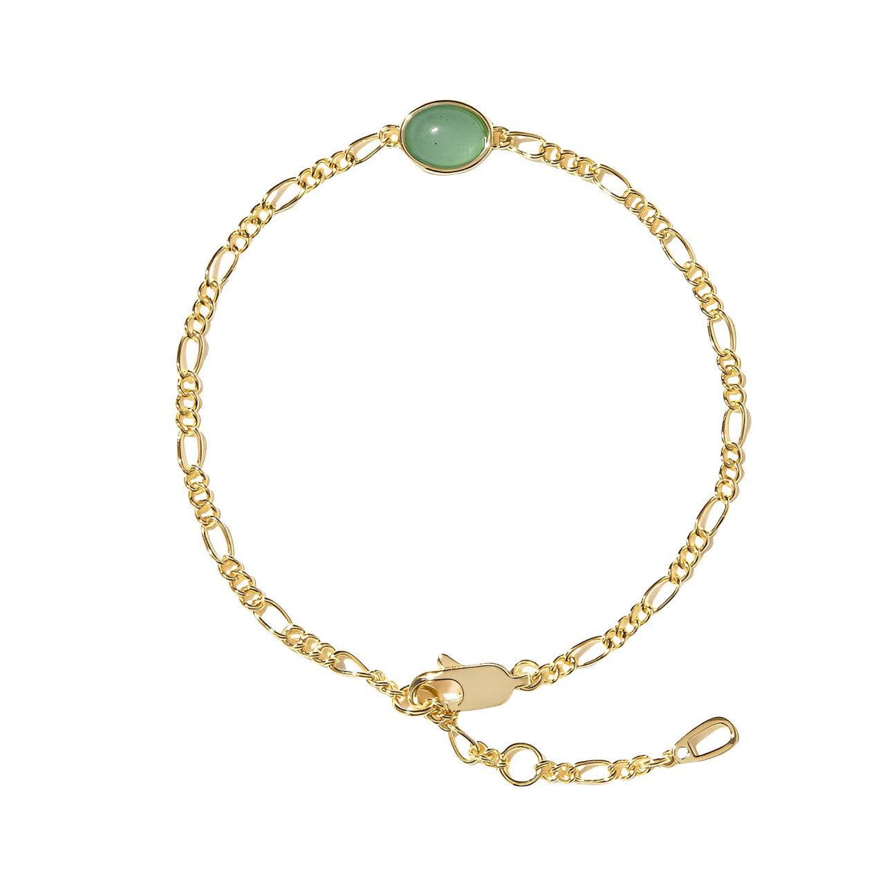 Green & Gold Bracelet - Eliza Jewellery
