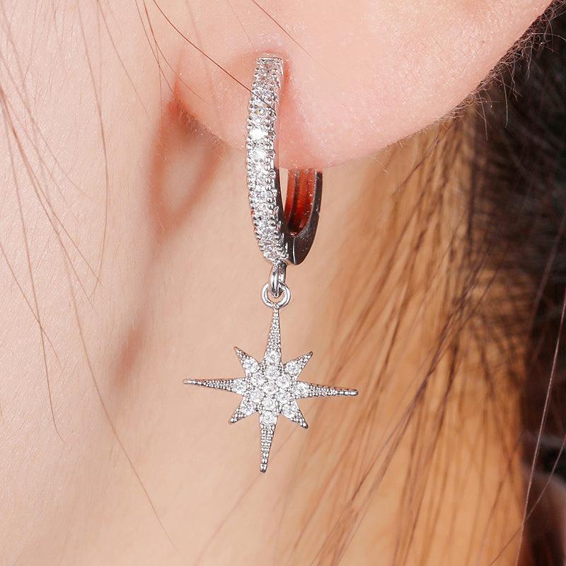 Moon & Star Earrings - Eliza Jewellery