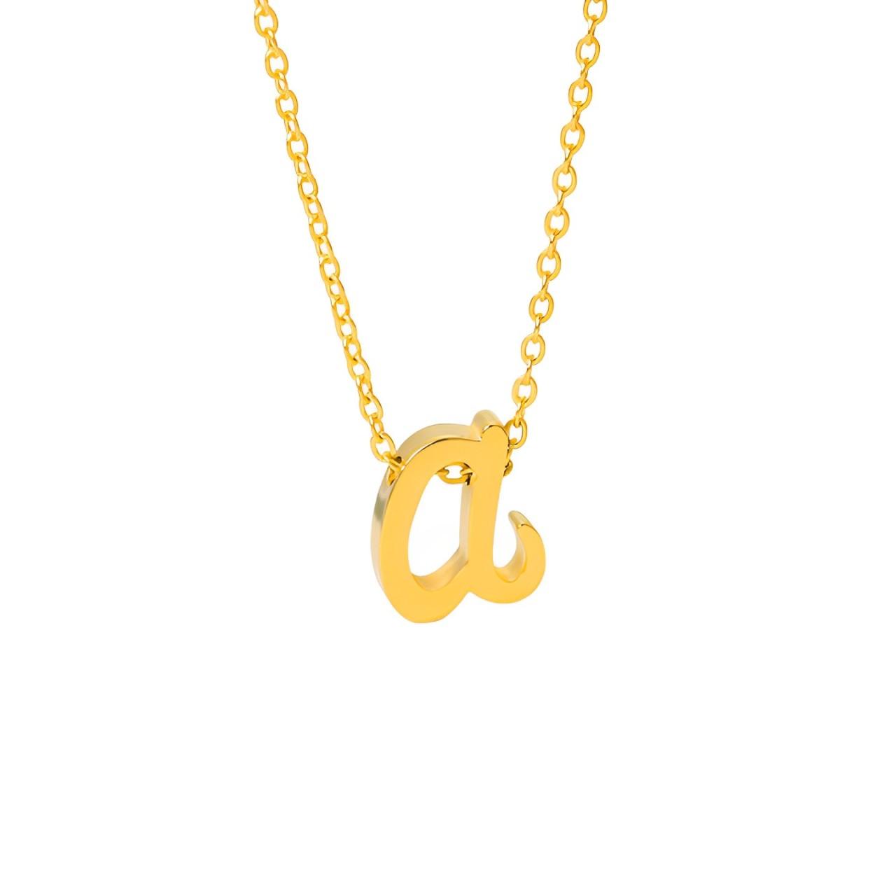 Petite Letter Necklace - Eliza Jewellery