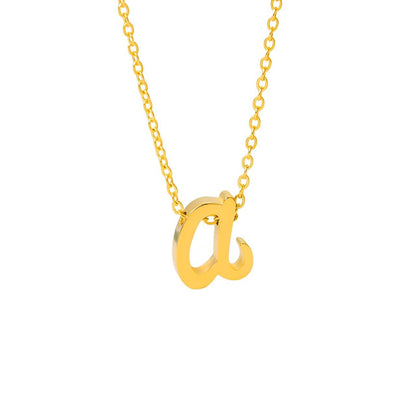 Petite Letter Necklace - Eliza Jewellery