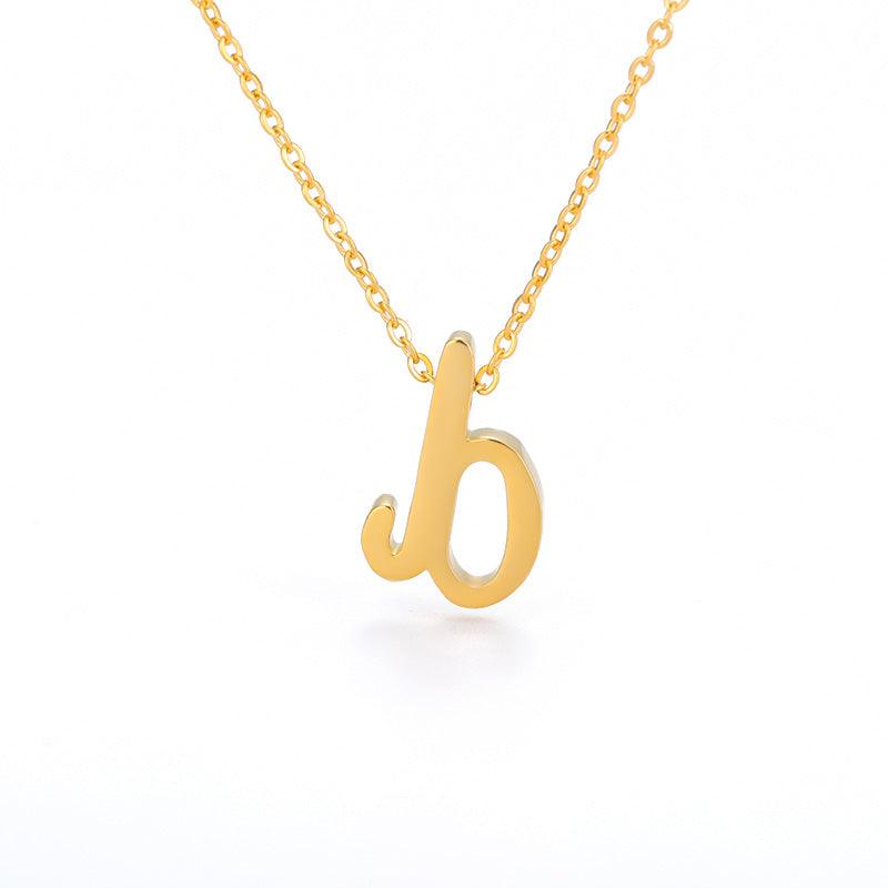 Petite Letter Necklace - Eliza Jewellery