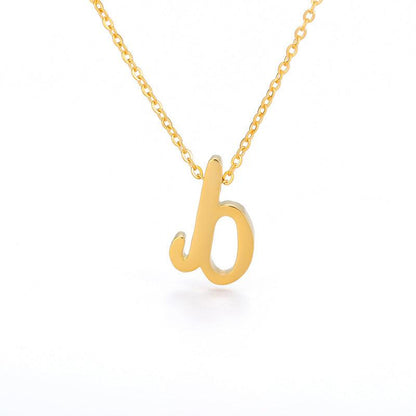 Petite Letter Necklace - Eliza Jewellery