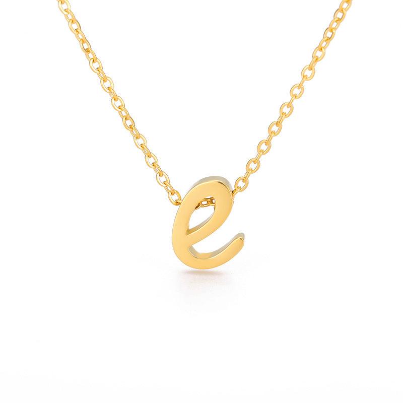 Petite Letter Necklace - Eliza Jewellery