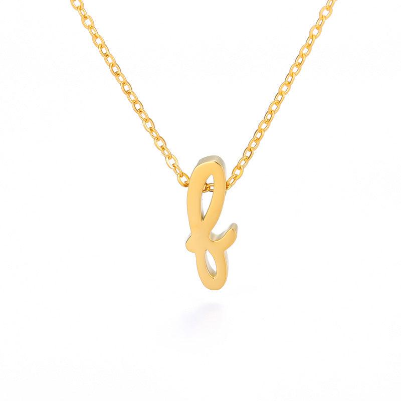 Petite Letter Necklace - Eliza Jewellery