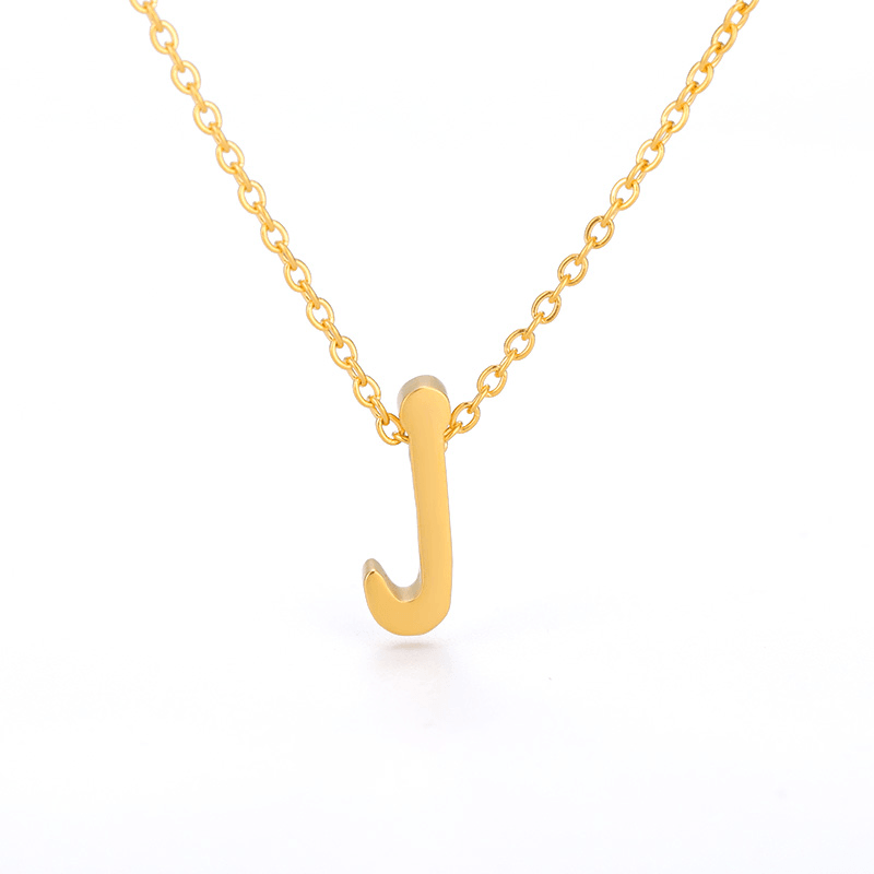 Petite Letter Necklace - Eliza Jewellery