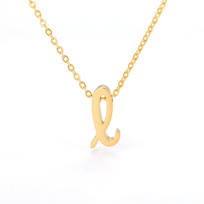 Petite Letter Necklace - Eliza Jewellery