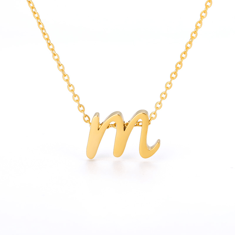 Petite Letter Necklace - Eliza Jewellery