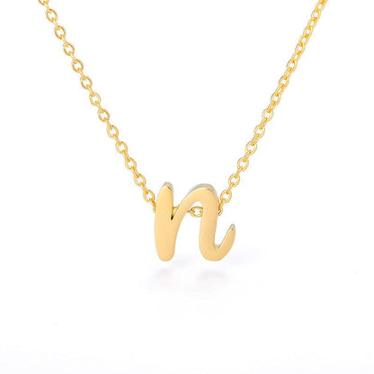 Petite Letter Necklace - Eliza Jewellery