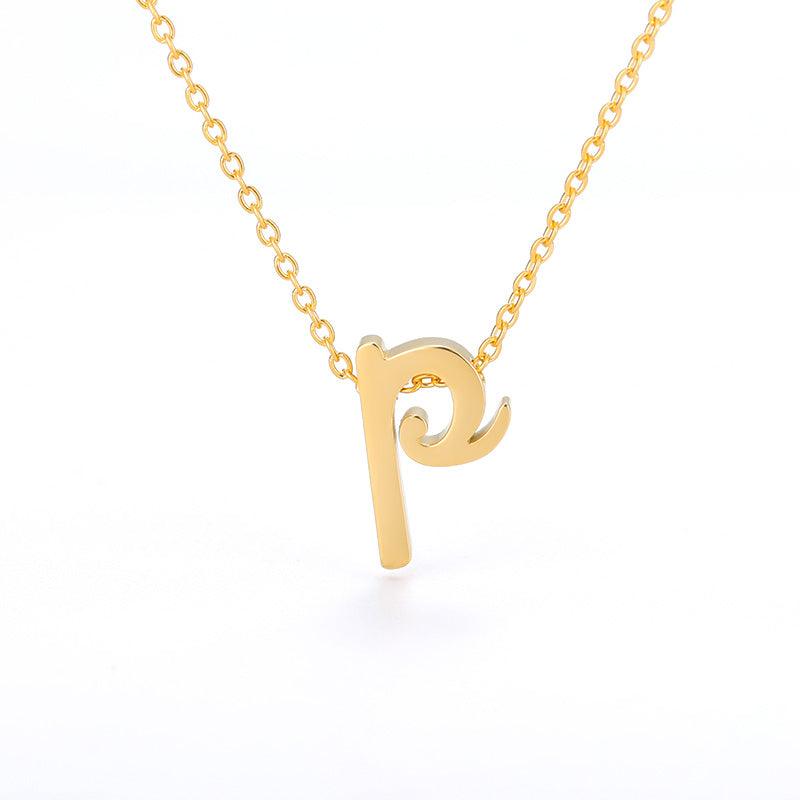 Petite Letter Necklace - Eliza Jewellery