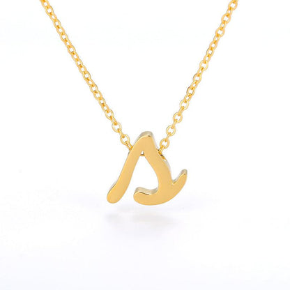 Petite Letter Necklace - Eliza Jewellery