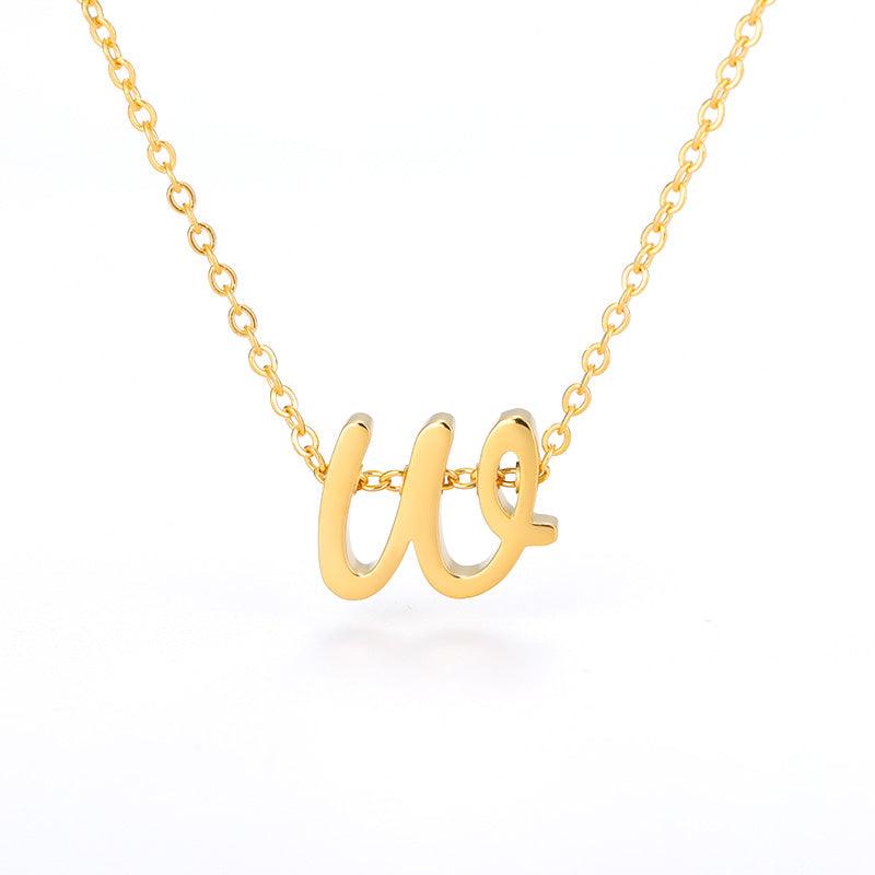 Petite Letter Necklace - Eliza Jewellery