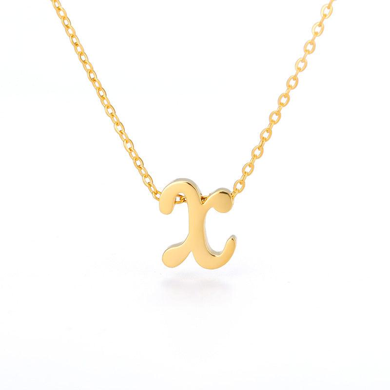 Petite Letter Necklace - Eliza Jewellery