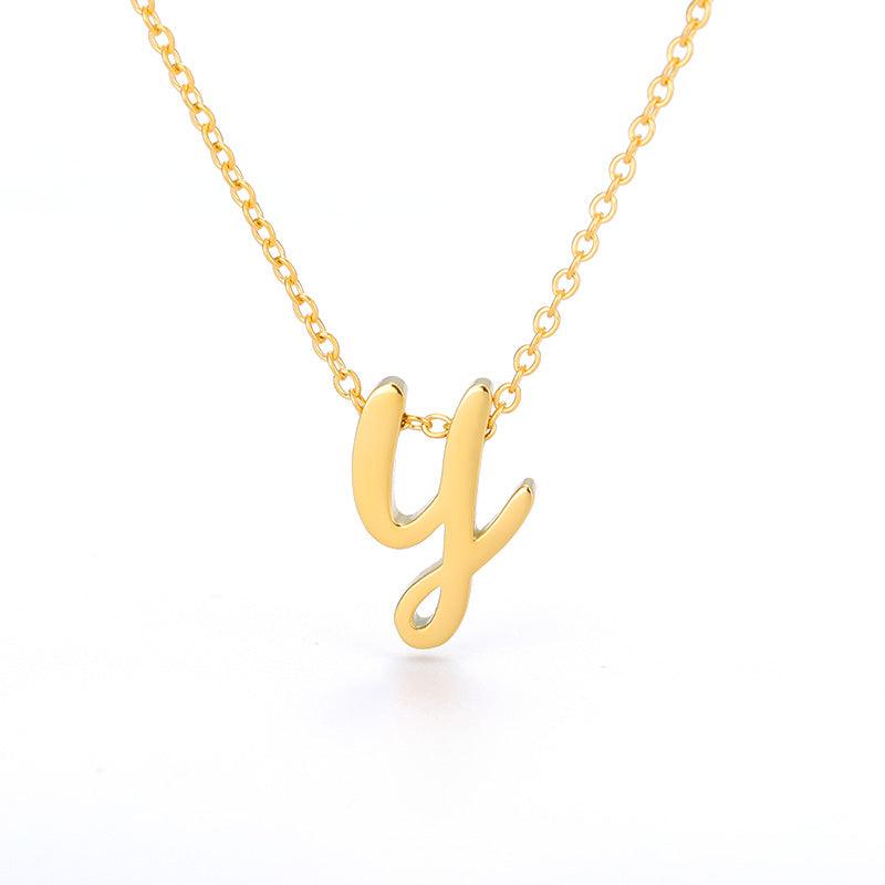 Petite Letter Necklace - Eliza Jewellery