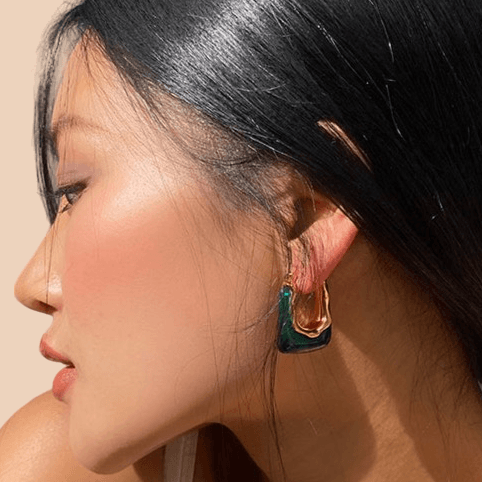 Retro Hoop Earrings - Eliza Jewellery