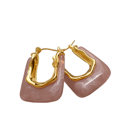 Retro Hoop Earrings - Eliza Jewellery