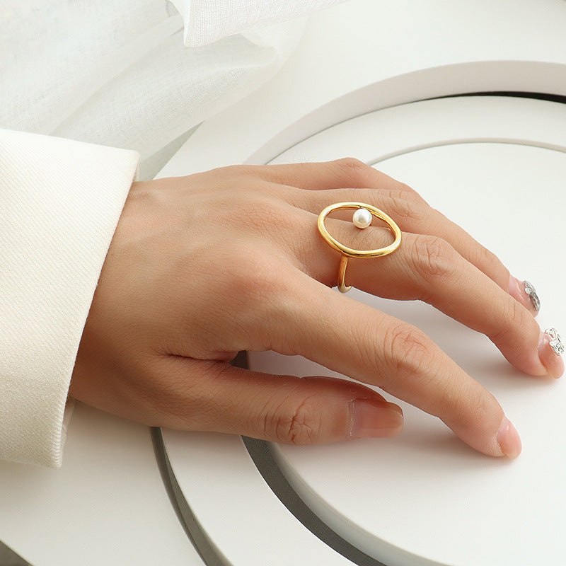 Vintage Pearl Ring - Eliza Jewellery