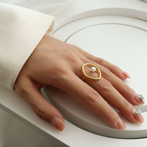 Vintage Pearl Ring - Eliza Jewellery
