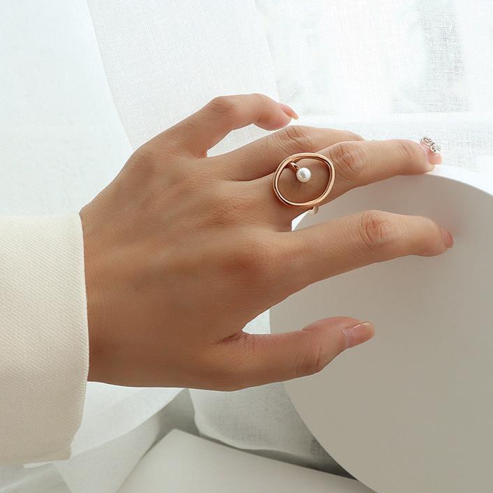 Vintage Pearl Ring - Eliza Jewellery