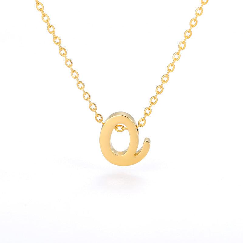 Petite Letter Necklace - Eliza Jewellery