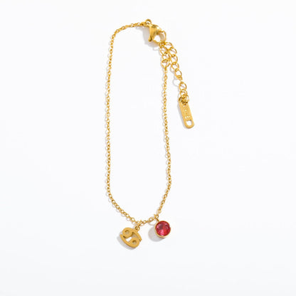 Zodiac Birthstone Bracelet - Eliza Jewellery